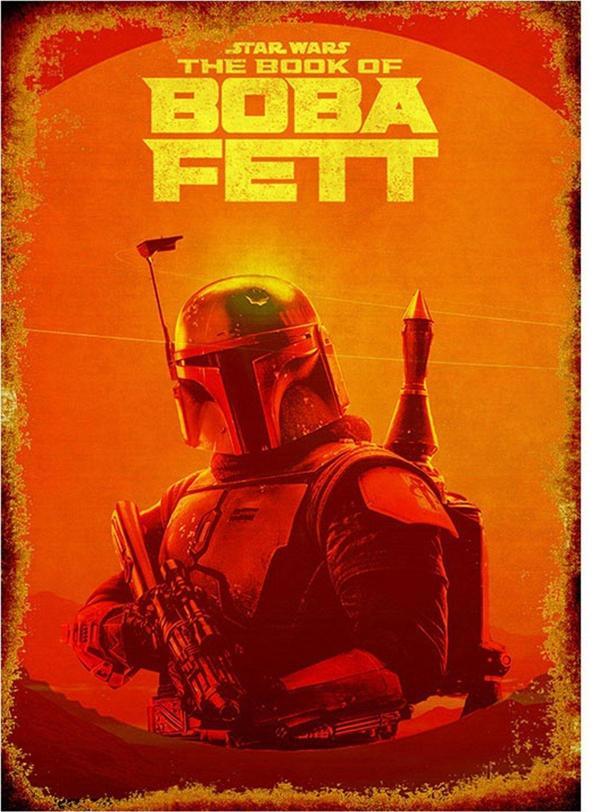 Bedeko Boba Fett Art Mdf Tablo - Image 1