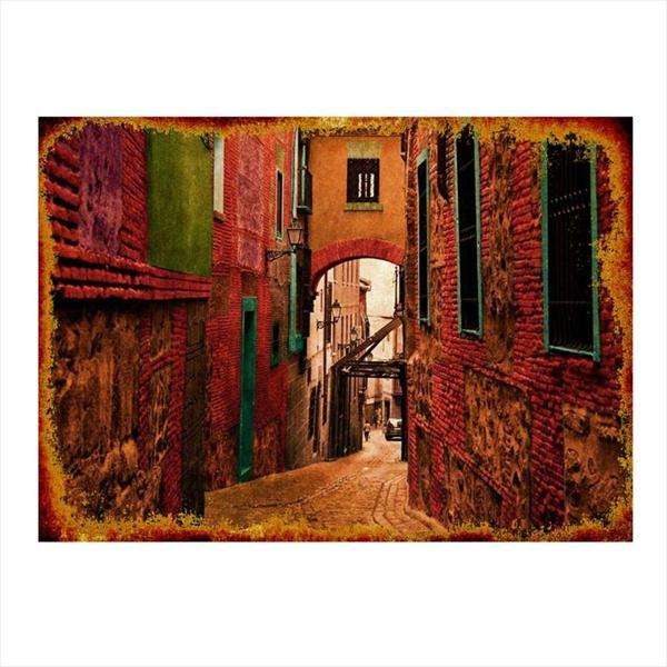 Bedeko Dar Sokak Dekoratif Mdf Tablo - Image 1