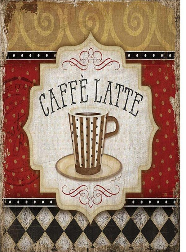Bedeko Cafe Latte Mdf Tablo - Image 1