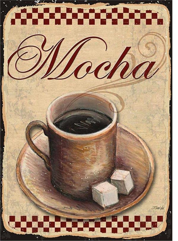 Bedeko Cafe Mocha Mdf Tablo - Image 1