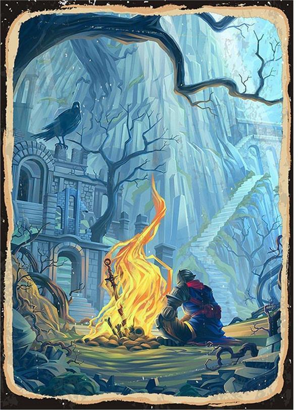 Bedeko Dark Souls Mdf Poster - Image 1