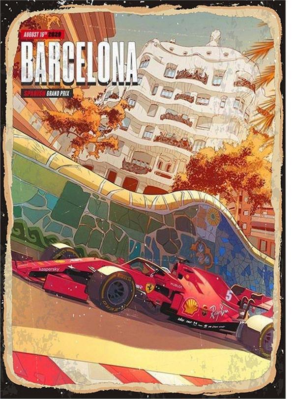 Bedeko Formula 1 Tasarım Ahşap Tablo - Image 1