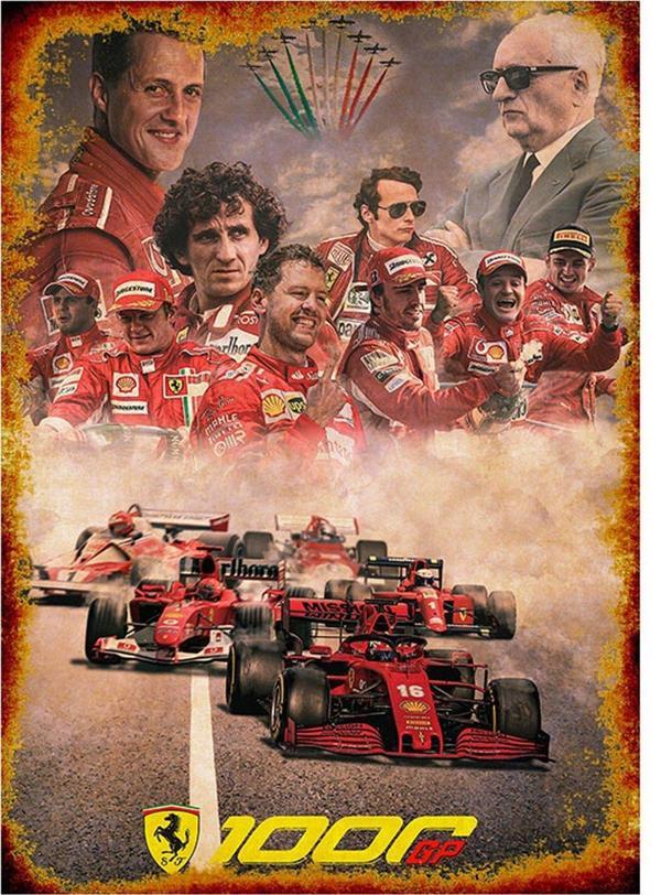 Bedeko Formula 1 Ferrari Model Mdf Tablo - Image 1