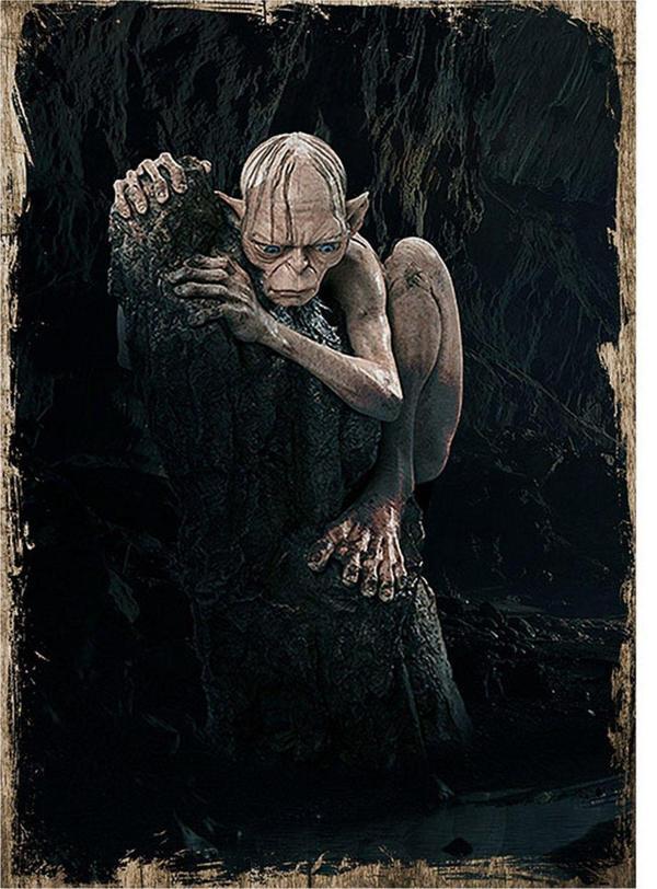 Bedeko Gollum Tasarım Ahşap Tablo - Image 1