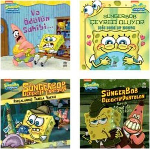 Sünger Bob Kare Pantolon 4 Kitap Takım - İthaki Çocuk - Image 1