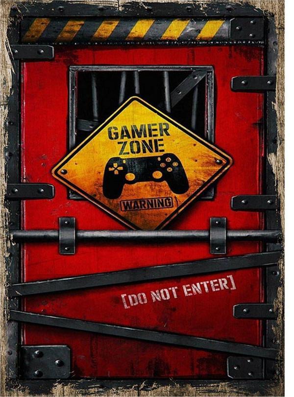 Bedeko Gamer Zone Mdf Poster - Image 1