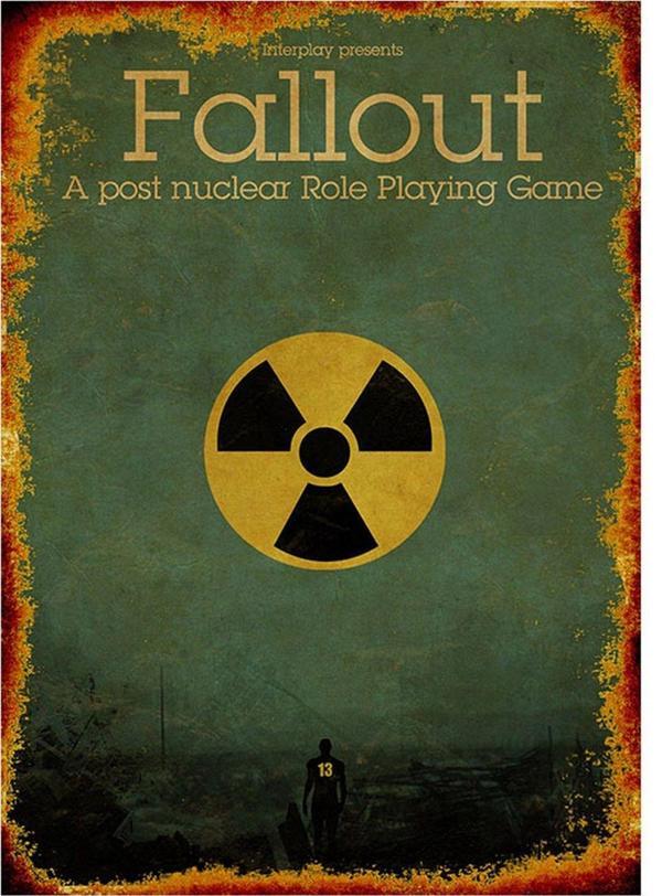 Bedeko Fallout Hediyelik Ahşap Tablo - Image 1