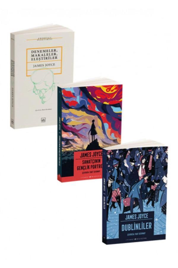James Joyce 3 Kitap Takım - İthaki Yayınları - Image 1