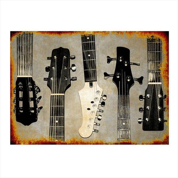 Bedeko Gitar Sapları Tasarım Mdf Tablo - Image 1