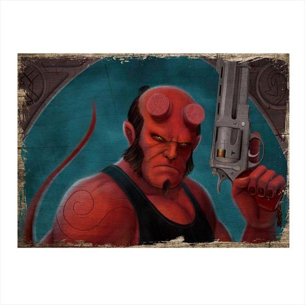 Bedeko Hellboy Tasarım Mdf Tablo - Image 1
