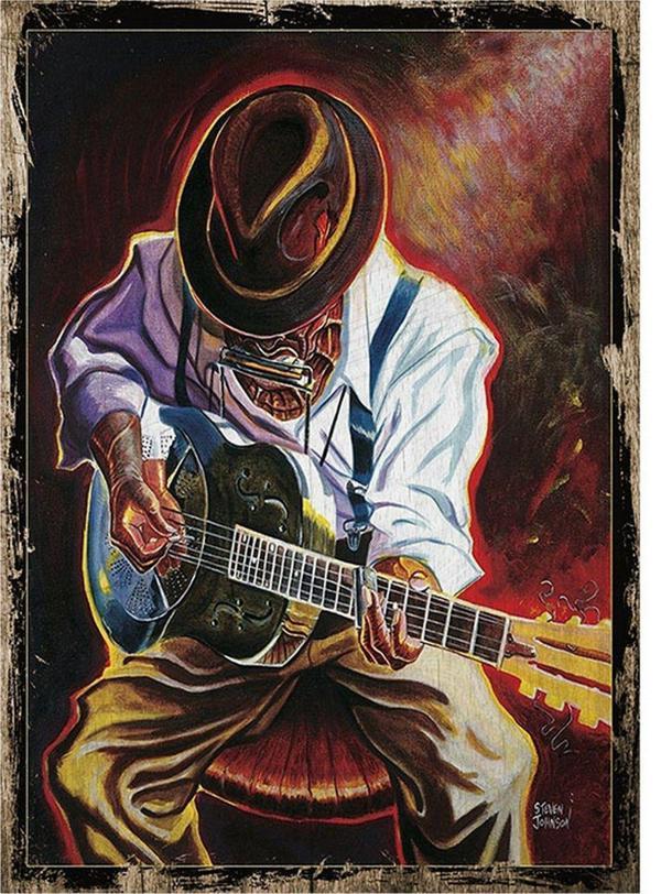 Bedeko Gitarist Art Mdf Tablo - Image 1