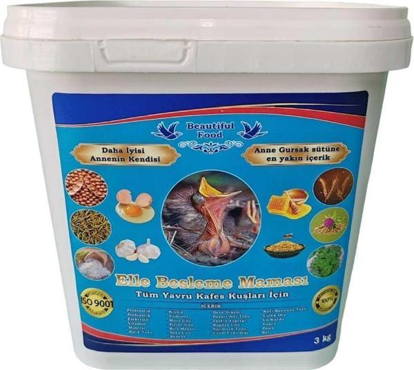 Malatya Yem Beautiful Food Yavru Kuş Organik Elle Besleme Maması 3 Kg - Image 1