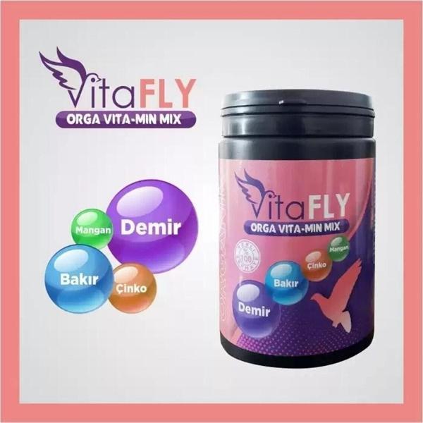 Malatya Yem Vitafly Orga Vita-Min Mix 1500 Gr (Kafes Kuşları Ve Güvercinler Için) - Image 1