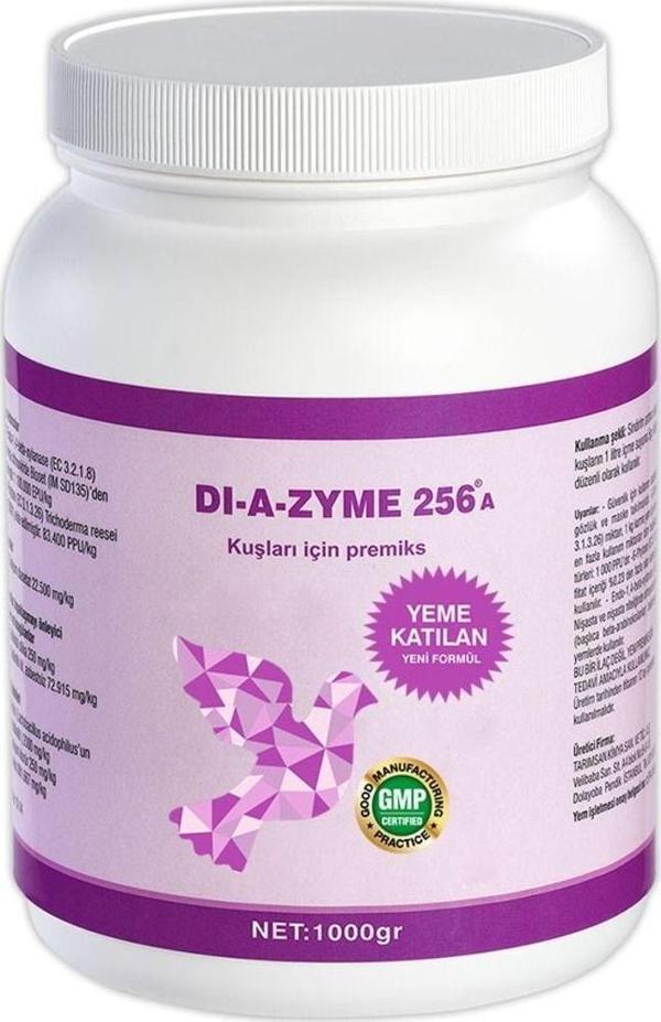 Malatya Yem Yeme Katılan Diazyme 256 Probiyotik Sindirim Düzenleyici 1Kg -Muhabbet Kuşu-Güvercin-Papağan-Kanarya - Image 1