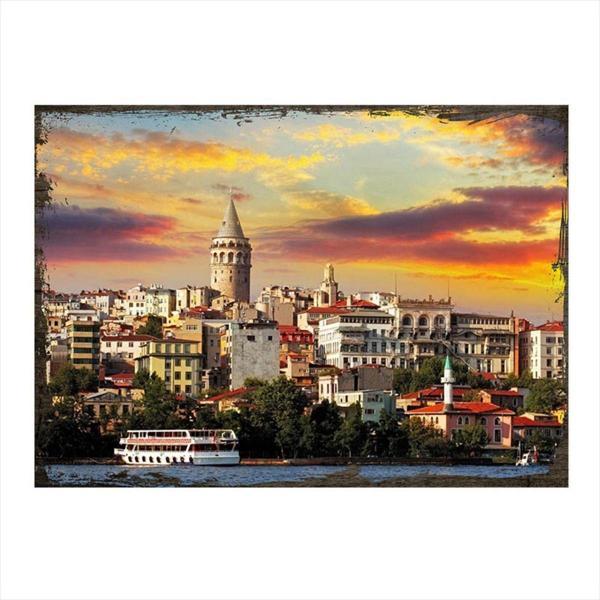 Bedeko Ahşap Tablo İstanbul Manzara - Image 1