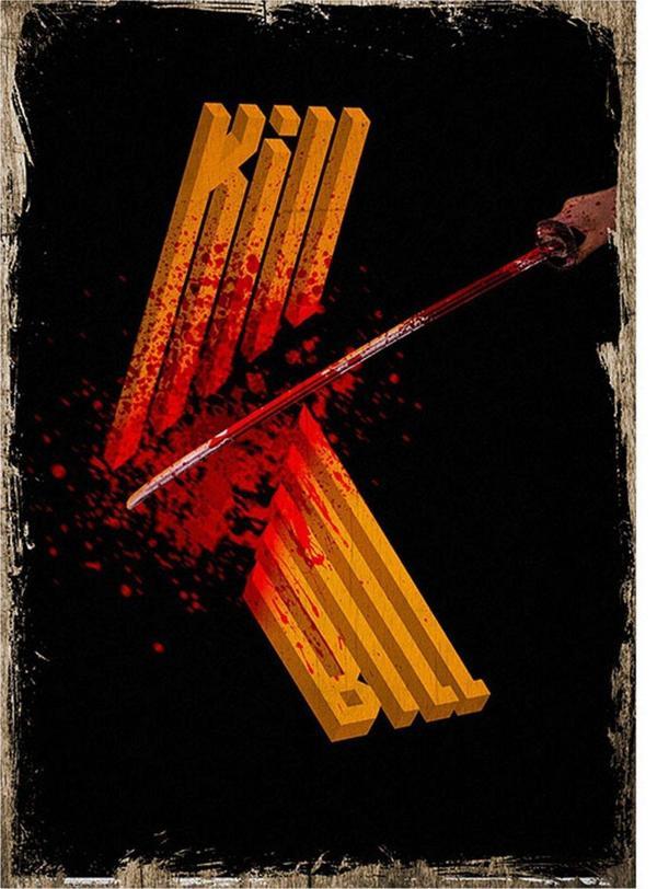 Bedeko Kill Bill Tasarım Ahşap Tablo - Image 1