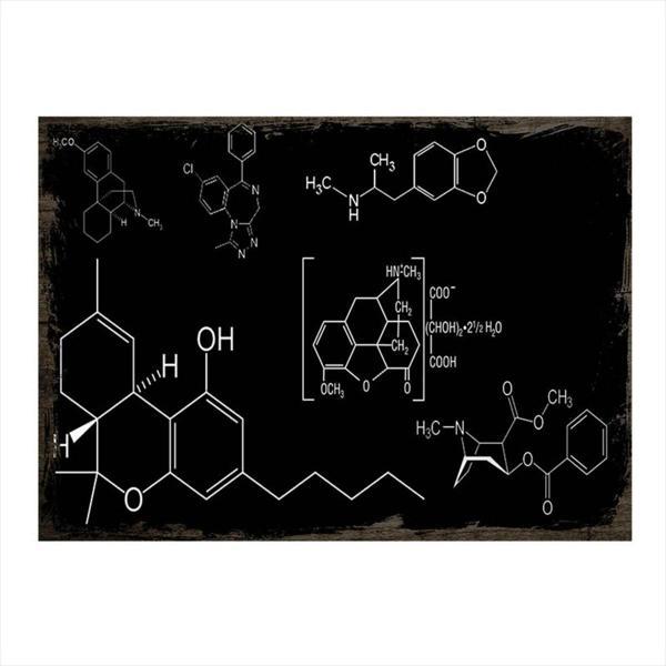 Bedeko Ahşap Tablo Kimya Tahtası - Image 1