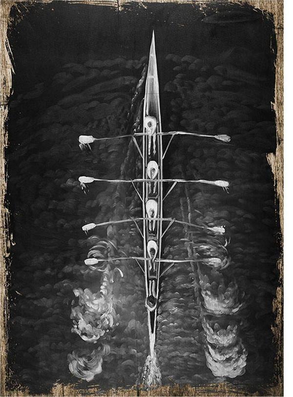 Bedeko Kürek Takımı Dekoratif Mdf Tablo - Image 1