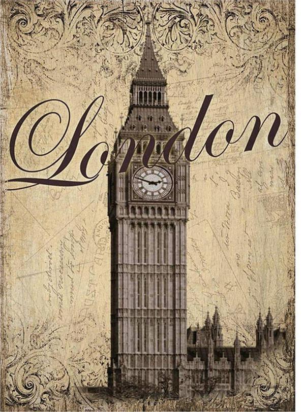 Bedeko Londra Saat Kulesi Modern Mdf Tablo - Image 1
