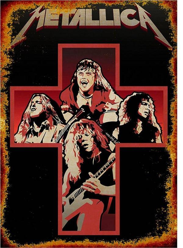 Bedeko Metallica Mdf Poster - Image 1