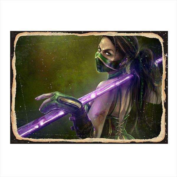 Bedeko Mortal Kombat Jade Hediyelik Ahşap Tablo - Image 1