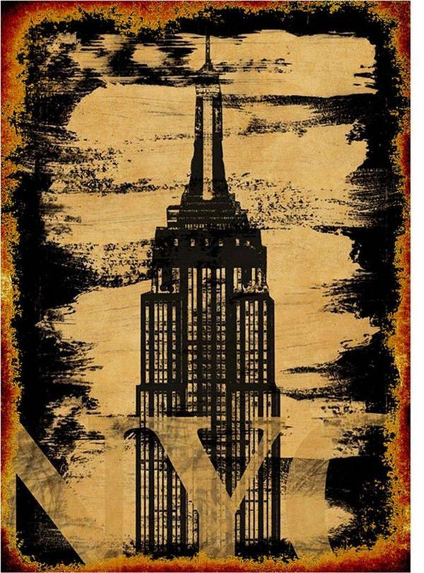 Bedeko New York Mdf Tablo - Image 1