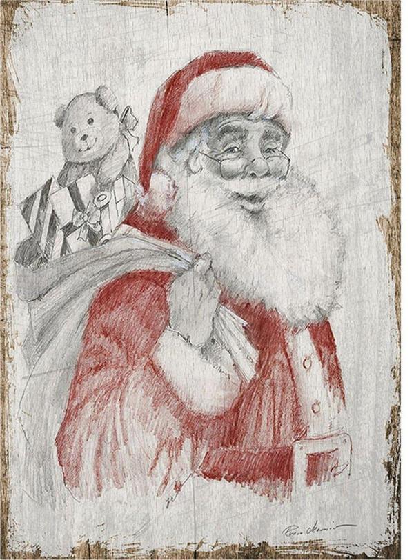 Bedeko Noel Baba Art Mdf Poster - Image 1