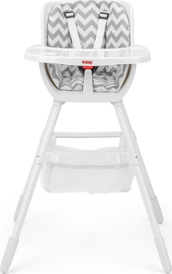 Kanz Seul Sepetli Mama Sandalyesi Beyaz - Image 1