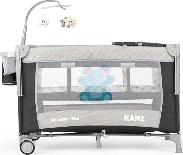 Kanz Sleepside +Plus Siyah 70x110 cm Anne Yanı Oyun Parkı - Image 1