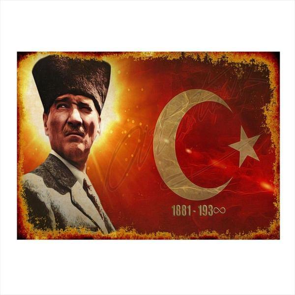 Bedeko Mustafa Kemal Atatürk Model Mdf Tablo - Image 1