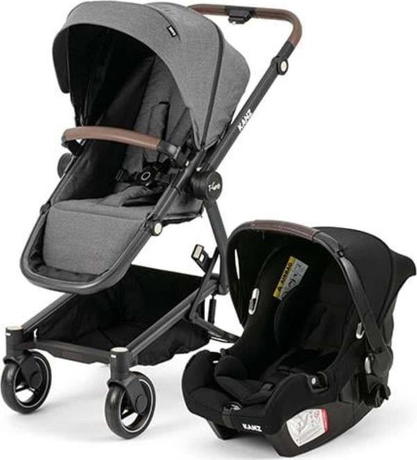 Kanz T-Go Travel Sistem Bebek Arabası Koyu Gri - Image 1
