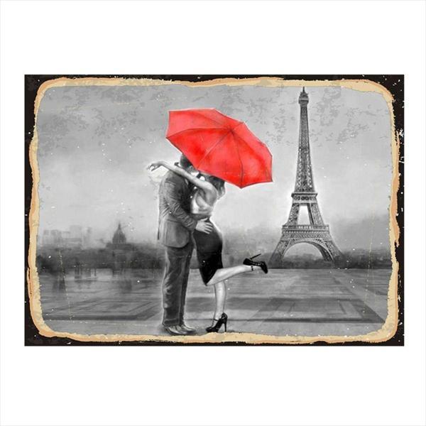 Bedeko Paris'Te Aşk Mdf Tablo - Image 1