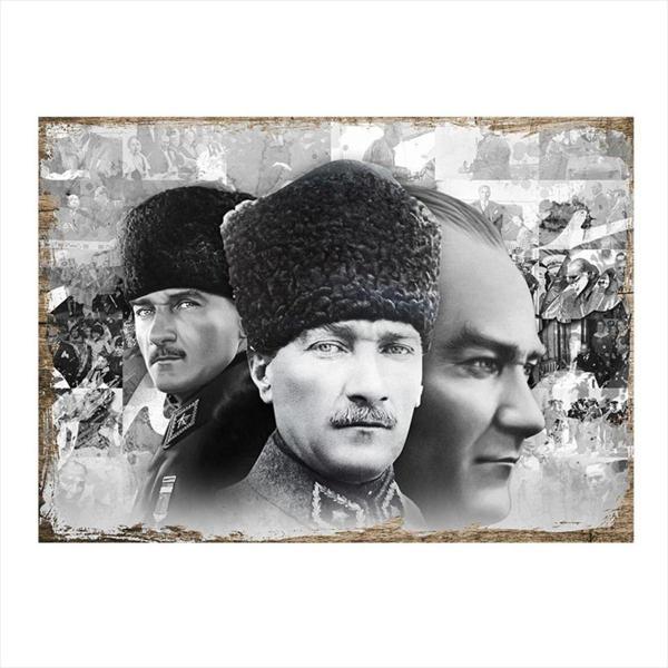 Bedeko Mustafa Kemal Atatürk Modern Mdf Tablo - Image 1