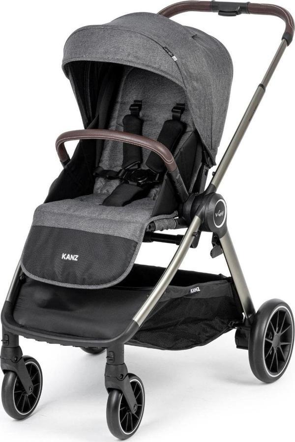 Kanz V-Go2 Ultimate Design Travel Sistem Bebek Arabası Gri - Image 1