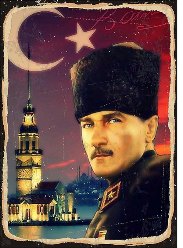 Bedeko Mustafa Kemal Atatürk Mdf Tablo - Image 1