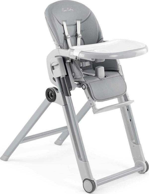 Pierre Cardin Gusto Mama Sandalyesi Gri - Image 1