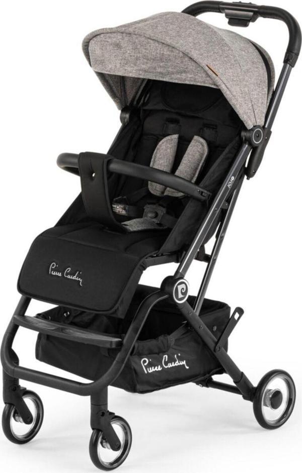 Pierre Cardin Jojo Kabin Boy Bebek Arabası Gri - Image 1