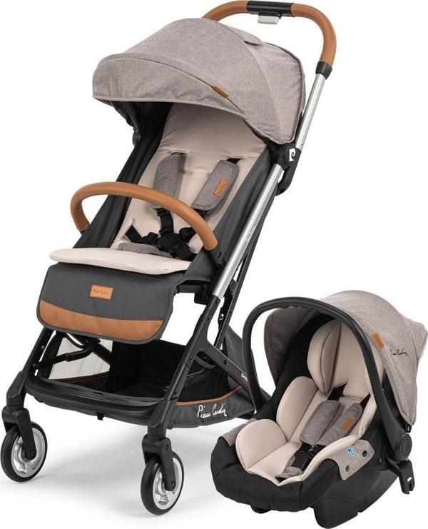 Pierre Cardin Karma Plus Travel Sistem Bebek Arabası Gri - Image 1