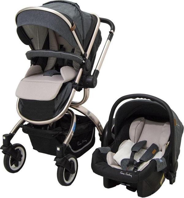 Pierre Cardin Legend Travel Sistem Bebek Arabası Gri - Image 1