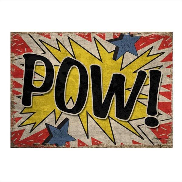 Bedeko Pow Pop Art Tasarım Ahşap Tablo - Image 1