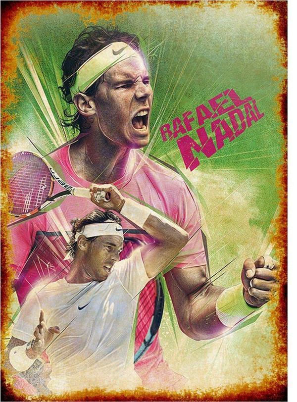 Bedeko Rafael Nadal Mdf Poster - Image 1