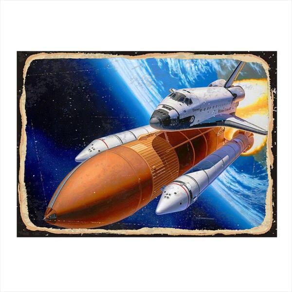 Bedeko Roket Tasarım Ahşap Tablo - Image 1