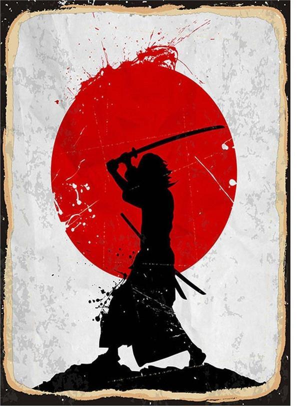 Bedeko Samuray Art Mdf Tablo - Image 1