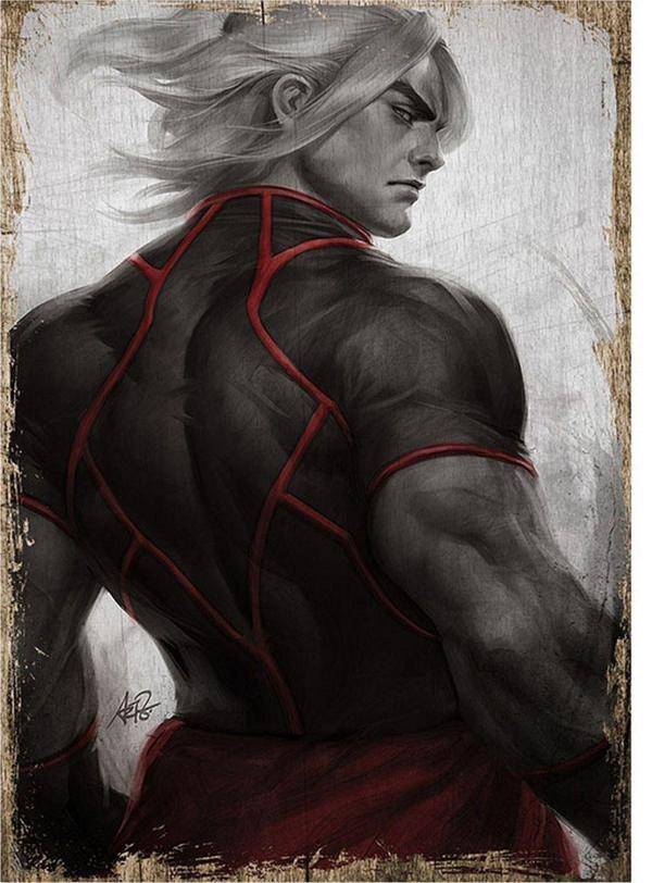 Bedeko Street Fighter Ken Modern Mdf Tablo - Image 1