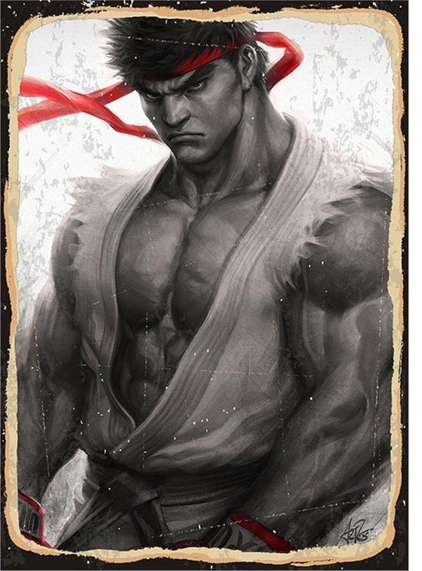 Bedeko Street Fighter Ryu Model Mdf Tablo - Image 1