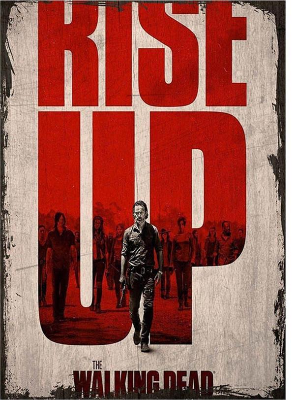 Bedeko Ahşap Tablo The Walking Dead Rise Up Model Mdf Tablo - Image 1