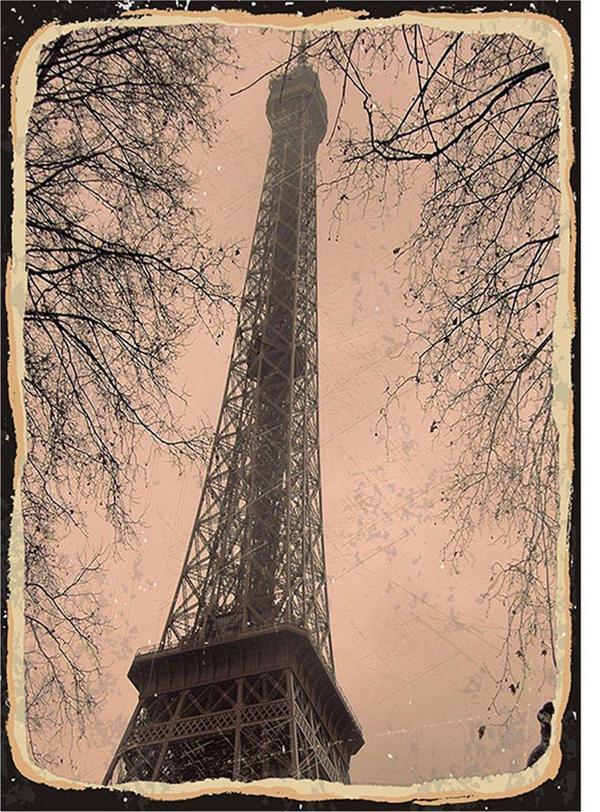 Bedeko Sonbaharda Eyfel Kulesi Mdf Tablo - Image 1