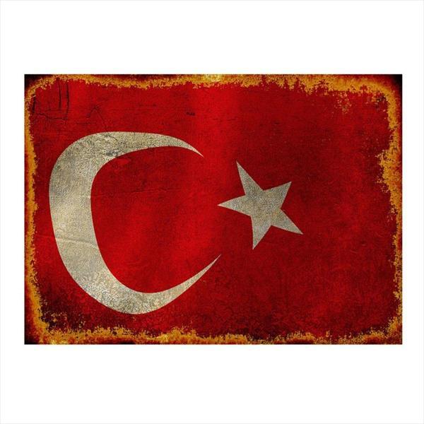 Bedeko Ahşap Tablo Türkiye Bayrağı - Image 1