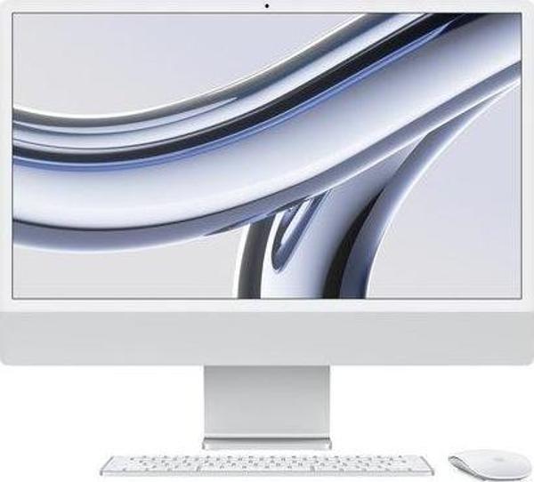 iMac Gümüş MQRK3TU/A Apple M3 8 GB 512 GB SSD 10C GPU 24 4.5K All in One PC - Image 1