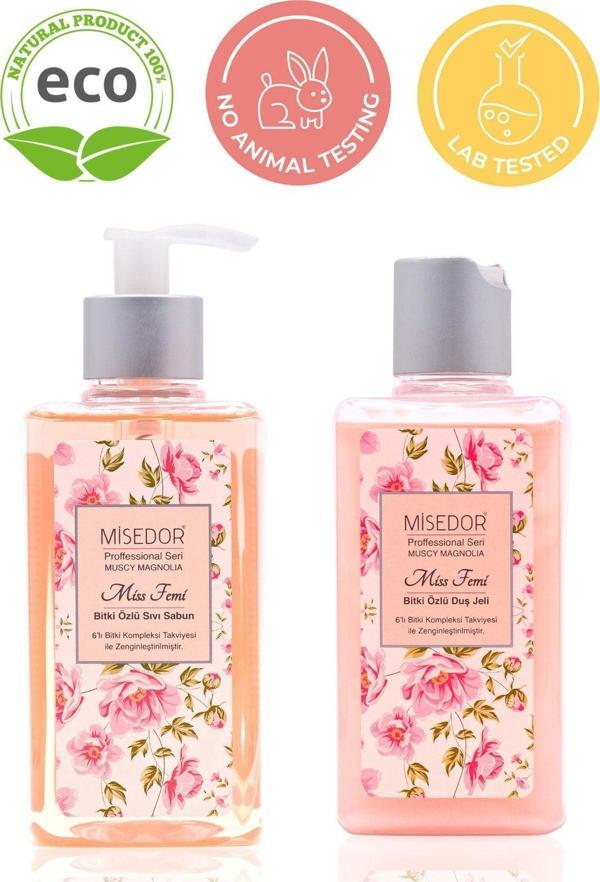 Misedor 2'Li Set Sıvı Sabun Ve Duş Jeli 400 Ml - Image 1